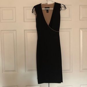 Express Black and Tan reversible dress